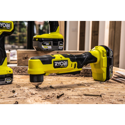 ONE + / Угловая дрель-шуруповерт RYOBI HP RAD18C-0 (без батареи) ONE + / Угловая дрель-шуруповерт RYOBI HP RAD18C-0 (без батареи)