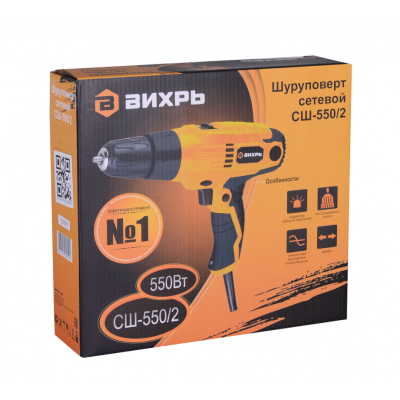 Шуруповерт сетевой Вихрь СШ-550/2 Шуруповерт сетевой Вихрь СШ-550/2
