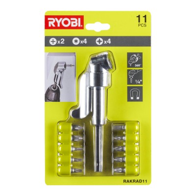 Насадка угловая с битами RYOBI RAKRAD11 Насадка угловая с битами RYOBI RAKRAD11