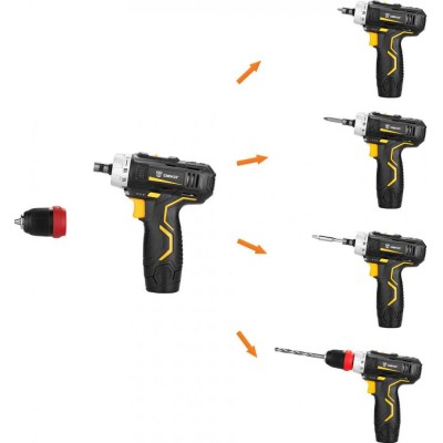 Дрель-шуруповерт аккумуляторная DEKO GCD12DU3 063-4082 Дрель-шуруповерт аккумуляторная DEKO GCD12DU3 063-4082