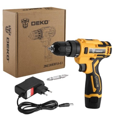 Дрель-шуруповерт аккумуляторная DEKO ZKCD80FU-Li SET 1 Дрель-шуруповерт аккумуляторная DEKO ZKCD80FU-Li SET 1