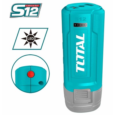 Адаптер с аккумулятора 12В на USB TOTAL TUCLI1201 Адаптер с аккумулятора 12В на USB TOTAL TUCLI1201