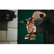 Дрель-шуруповерт аккумуляторная ударная бесщеточная AEG BSB18C2BL-0 (без батареи)