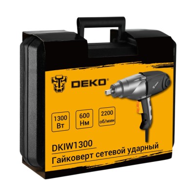 Гайковерт сетевой DEKO DKIW1300 Гайковерт сетевой DEKO DKIW1300