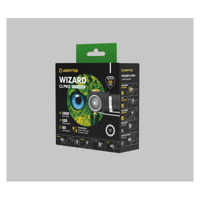 Фонарь Armytek Wizard C1 Pro Magnet USB Белый Фонарь Armytek Wizard C1 Pro Magnet USB Белый