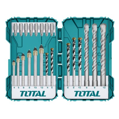 Набор сверл и бит TOTAL TACSDL12201 (22 шт) Набор сверл и бит TOTAL TACSDL12201 (22 шт)