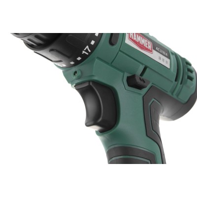 Аккум. дрель Hammer ACD18A 18В 2x1.5 Ач 10мм 0-350/0-1250об/мин 35Нм в кейсе быстр зарядка Аккум. дрель Hammer ACD18A 18В 2x1.5 Ач 10мм 0-350/0-1250об/мин 35Нм в кейсе быстр зарядка