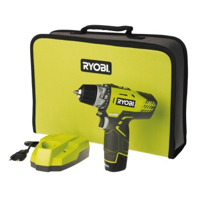 Дрель-шуруповерт аккумуляторная RYOBI R12DD-LL13S Дрель-шуруповерт аккумуляторная RYOBI R12DD-LL13S