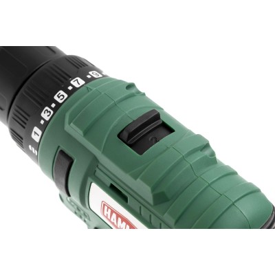 Аккум. дрель бесщ. Hammer ACD12BL 12В 2x2Ач LiION 10мм 0-400/0-1400об/мин 40Нм в кейсе Аккум. дрель бесщ. Hammer ACD12BL 12В 2x2Ач LiION 10мм 0-400/0-1400об/мин 40Нм в кейсе
