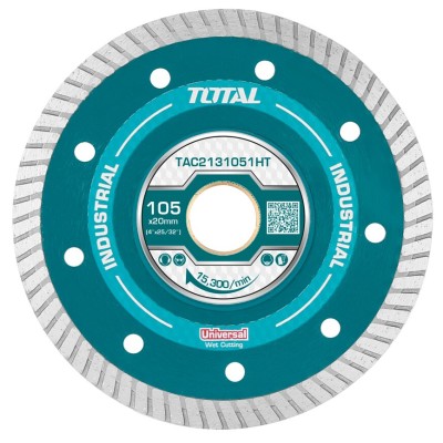 Диск алмазный 105x10x20 мм TOTAL TAC2131051HT Диск алмазный 105x10x20 мм TOTAL TAC2131051HT