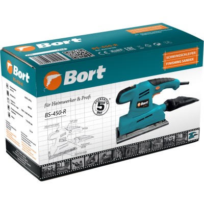 Виброшлифмашина Bort BS-450-R Виброшлифмашина Bort BS-450-R