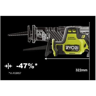 ONE + / Пила сабельная RYOBI HP RRS18C-0 (без батареи) ONE + / Пила сабельная RYOBI HP RRS18C-0 (без батареи)