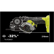 ONE + / Пила циркулярная аккумуляторная Ryobi HP RCT18C-0 (без батареи)
