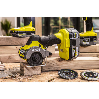 ONE + / Пила циркулярная аккумуляторная Ryobi HP RCT18C-0 (без батареи) ONE + / Пила циркулярная аккумуляторная Ryobi HP RCT18C-0 (без батареи)