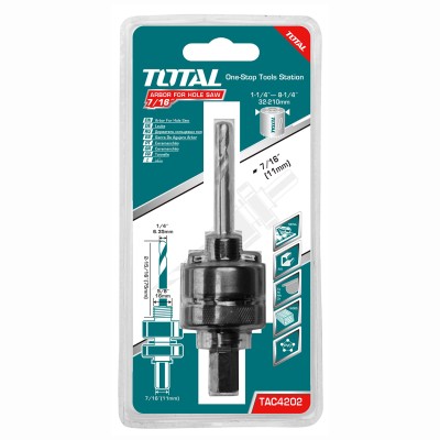 Сверло Hex 7/16 " для коронок TOTAL TAC4202 Сверло Hex 7/16 " для коронок TOTAL TAC4202