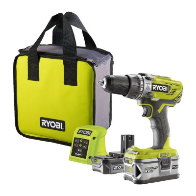 ONE + / Ударная дрель-шуруповерт RYOBI R18PD3-242S ONE + / Ударная дрель-шуруповерт RYOBI R18PD3-242S