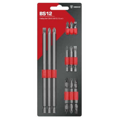 Набор бит DEKO BS12 SET 12 Набор бит DEKO BS12 SET 12
