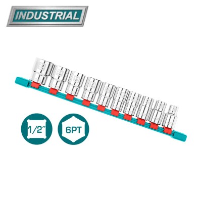 Набор головок 1/2 " TOTAL THT121101 (10шт) Набор головок 1/2 " TOTAL THT121101 (10шт)