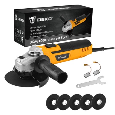 Углошлифмашина DEKO DKAG1000 SET Углошлифмашина DEKO DKAG1000 SET