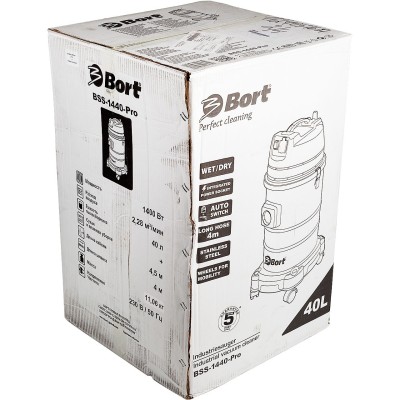Пылесос строительный Bort BSS-1440-Pro Пылесос строительный Bort BSS-1440-Pro