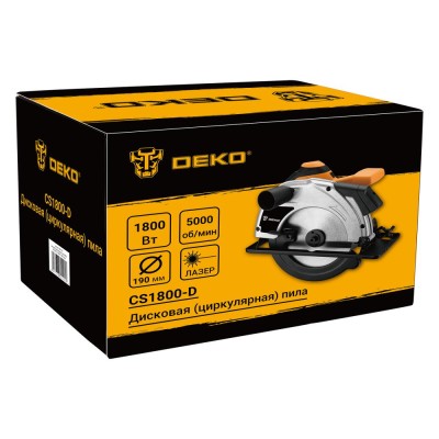 Пила циркулярная DEKO CS1800-D Пила циркулярная DEKO CS1800-D