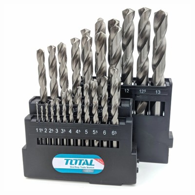 Набор сверл по металлу TOTAL TACSD0251 (25 шт) Набор сверл по металлу TOTAL TACSD0251 (25 шт)