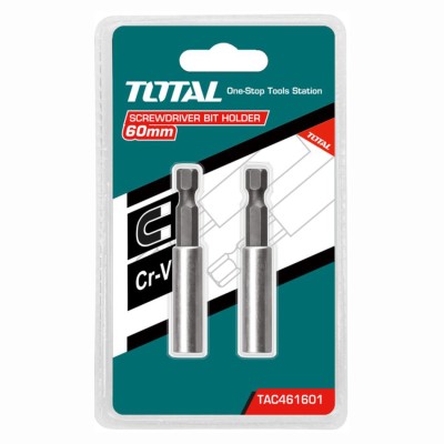 Держатель бит 60 мм TOTAL TAC461601 (2 шт) Держатель бит 60 мм TOTAL TAC461601 (2 шт)