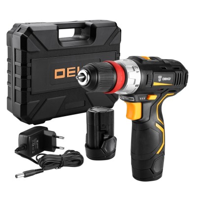 Дрель-шуруповерт аккумуляторная DEKO GCD12DU3 (case) Дрель-шуруповерт аккумуляторная DEKO GCD12DU3 (case)