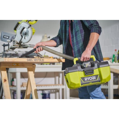 ONE + / Пылесос рабочий RYOBI R18PV-0 (без батареи) ONE + / Пылесос рабочий RYOBI R18PV-0 (без батареи)