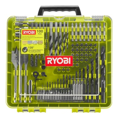 Набор бит и сверл RYOBI RAKDD100 (100 шт.) Набор бит и сверл RYOBI RAKDD100 (100 шт.)