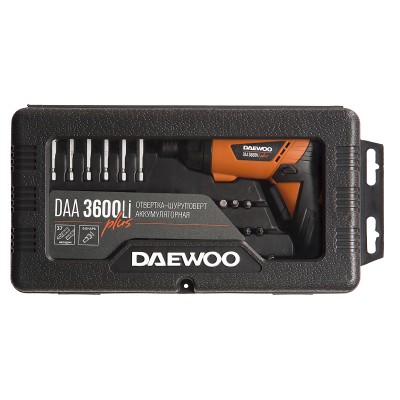 Отвертка аккумуляторная DAEWOO DAA 3600Li Plus Отвертка аккумуляторная DAEWOO DAA 3600Li Plus