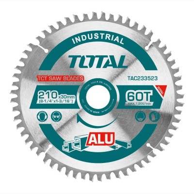 Диск пильный 210x30 мм 60 зубьев TOTAL TAC233523 Диск пильный 210x30 мм 60 зубьев TOTAL TAC233523