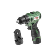 Аккум. дрель бесщ. Hammer ACD12BLC 12В 2x2Ач LiION 10мм 0-400/0-1350об/мин 32Нм в кейсе