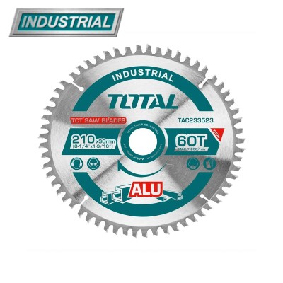 Диск пильный 210x30 мм 60 зубьев TOTAL TAC233523 Диск пильный 210x30 мм 60 зубьев TOTAL TAC233523