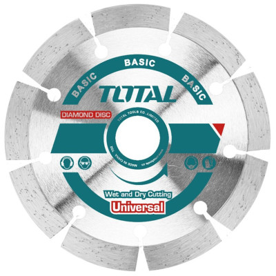 Диск алмазный 110х7,5х20 мм TOTAL TAC2111103 Диск алмазный 110х7,5х20 мм TOTAL TAC2111103