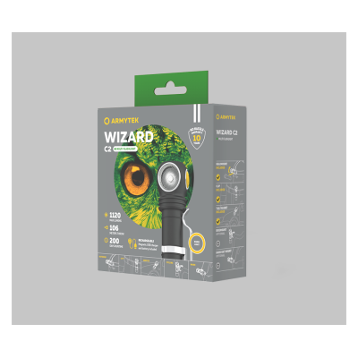 Фонарь Armytek Wizard C2 Magnet USB Теплый Фонарь Armytek Wizard C2 Magnet USB Теплый