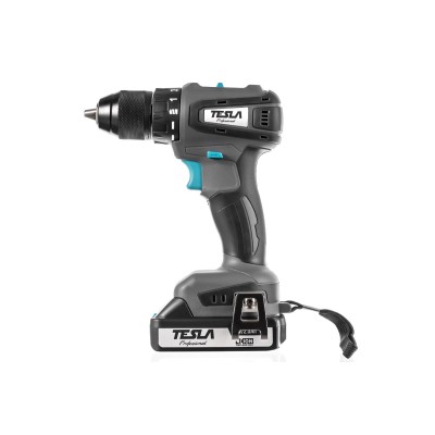 Дрель-шуруповерт аккумуляторная TESLA TCD18BL Дрель-шуруповерт аккумуляторная TESLA TCD18BL