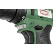 Аккум. дрель бесщ. Hammer ACD12BLC 12В 2x2Ач LiION 10мм 0-400/0-1350об/мин 32Нм в кейсе