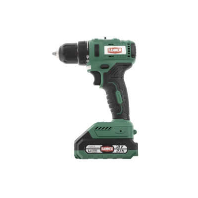 Аккум. дрель бесщ. Hammer ACD18BL 18В 2x2Ач LiION 10мм 0-400/0-1500об/мин 50Нм в кейсе Аккум. дрель бесщ. Hammer ACD18BL 18В 2x2Ач LiION 10мм 0-400/0-1500об/мин 50Нм в кейсе