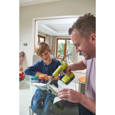 ONE + / Термоклеевой пистолет RYOBI R18GLU-0 (без батареи) ONE + / Термоклеевой пистолет RYOBI R18GLU-0 (без батареи)