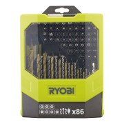 Набор сверл и бит RYOBI RAK86MiXC (86 шт.)