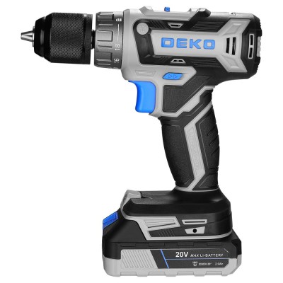 Дрель-шуруповерт аккумуляторная DEKO DKCD20V PRO 080-1001 Дрель-шуруповерт аккумуляторная DEKO DKCD20V PRO 080-1001