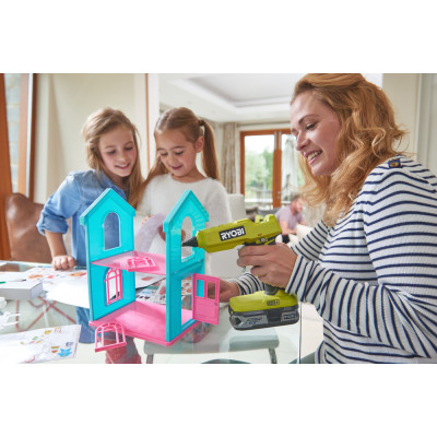 ONE + / Термоклеевой пистолет RYOBI R18GLU-0 (без батареи) ONE + / Термоклеевой пистолет RYOBI R18GLU-0 (без батареи)