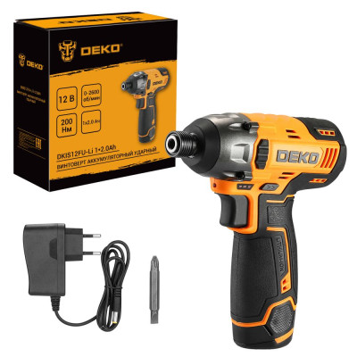 Винтоверт аккумуляторный DEKO DKIS12FU-Li Винтоверт аккумуляторный DEKO DKIS12FU-Li
