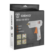 Термоклеевой пистолет DEKO DKGG150 SET2
