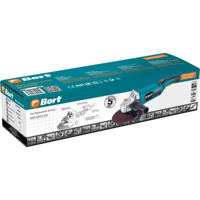 Углошлифмашина Bort BWS-2500-S-230 Углошлифмашина Bort BWS-2500-S-230