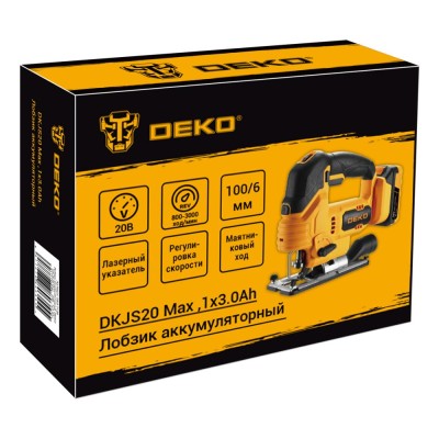 Лобзик аккумуляторный DEKO DKJS20 Max Лобзик аккумуляторный DEKO DKJS20 Max
