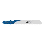 Пилка для лобзика (по металлу) AEG T118B 55x2,0 мм (5 шт.)