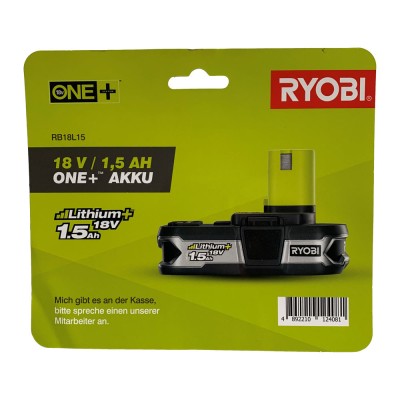 ONE + / Аккумулятор RYOBI RB18L15 ONE + / Аккумулятор RYOBI RB18L15
