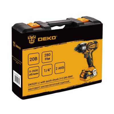 Винтоверт аккумуляторный DEKO DKIS20-Li SET Винтоверт аккумуляторный DEKO DKIS20-Li SET
